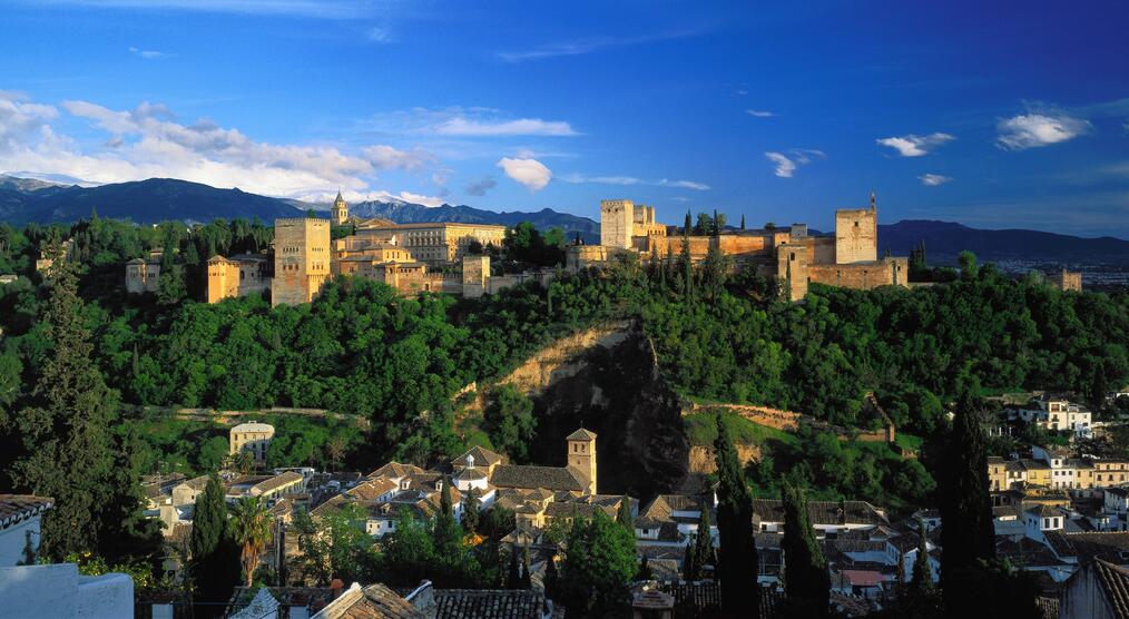 Blick auf Alhambra