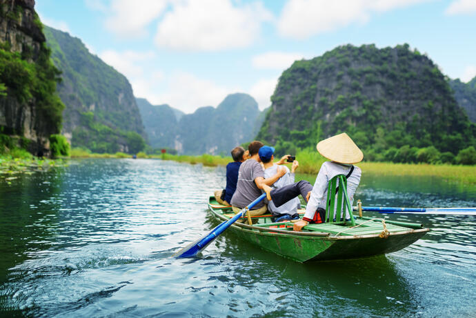 Flussfahrt Ninh Binh