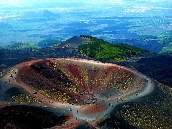 Krater Ätna