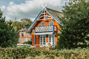 Traditionelles Holzhaus