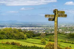 Wanderweg in den Cotswolds