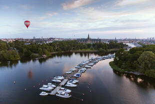 Blick über Djurgarden