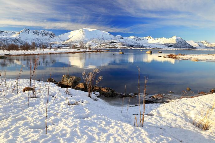 Vesterålen im Winter