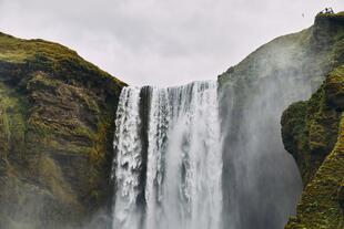 Wasserfall Skógafoss