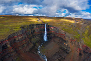 Hengifoss Wasserfall