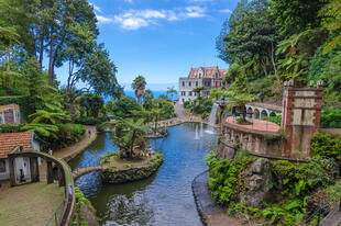 Wasseranlage im Botanischen Garten 