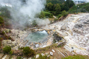 Heiße Quellen in Furnas 