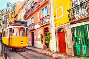 Strassenbahn in Lissabon