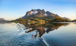 Raftsund bei Mitternachtssonne