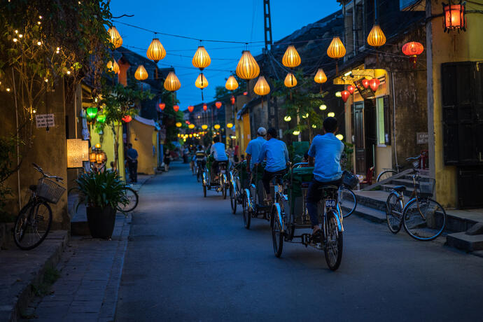 Altstadt Hoi An bei Nacht