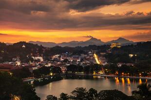 Blick auf Kandy-See