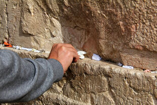 Zettelchen in der Klagemauer