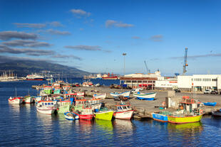 Fischerhafen von Sao Miguel