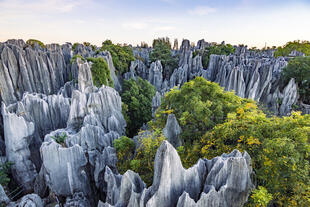 Panorama des Steinwaldes Kunming 