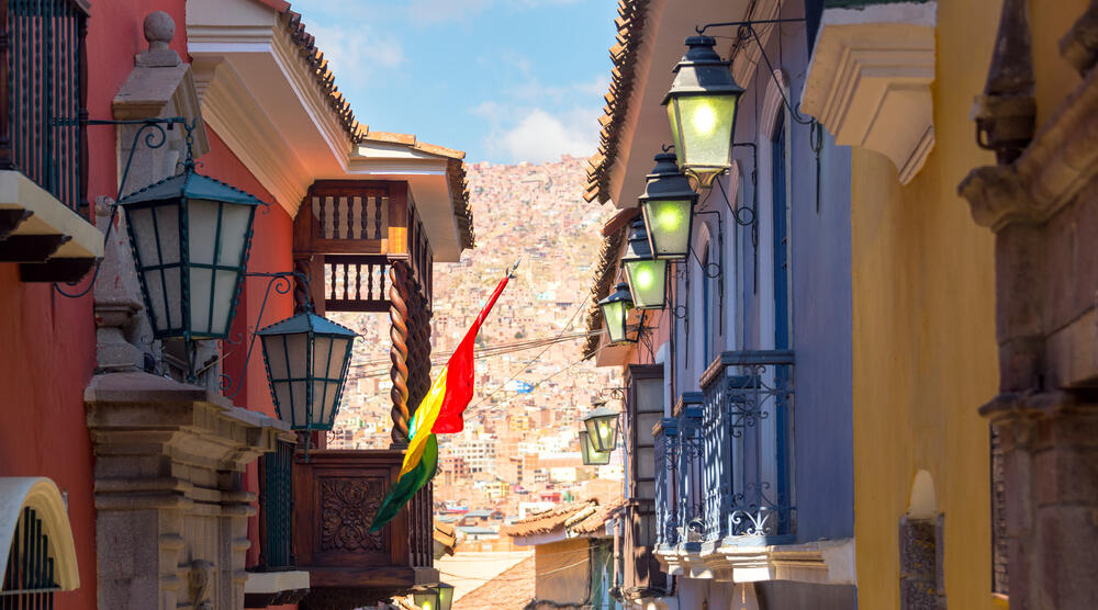 Straßen in La Paz