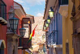 Straßen in La Paz