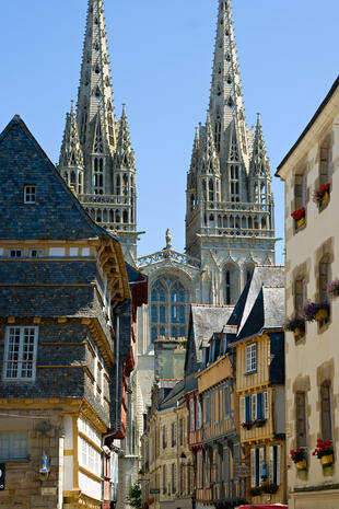 Kathedrale in der Alstadt von Quimper