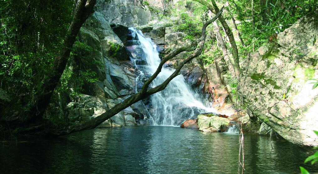 Wasserfälle an der Mungumby Lodge 