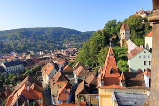 Blick auf Schäßburg