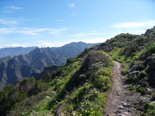 Wanderweg bei Toborno Anaga