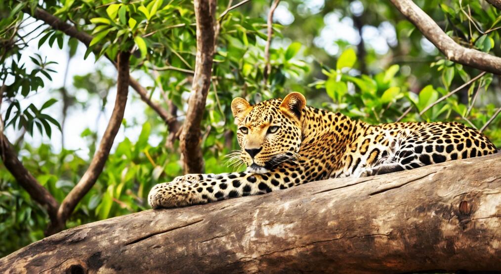 Ein Leopard bei einer Sri Lanka Gruppenreise