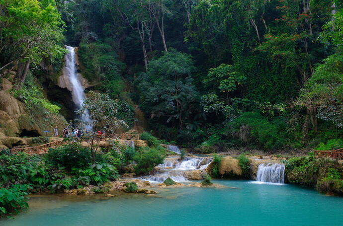 Kuang Si Wasserfall