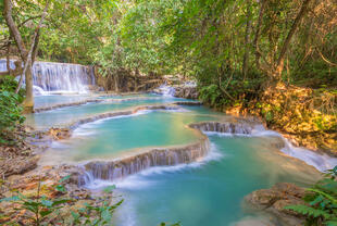 Kuang Si Wasserfall