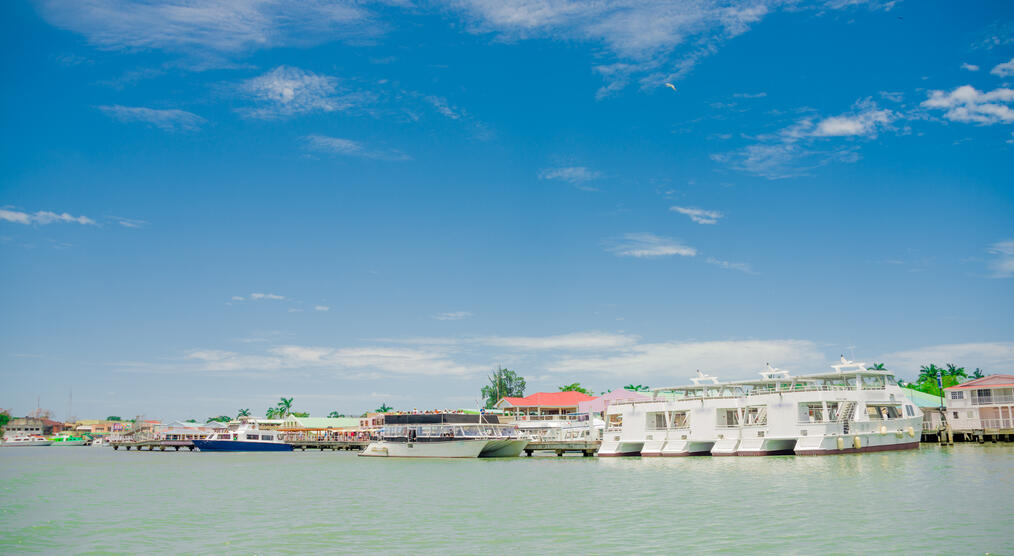 Küste von Belize City