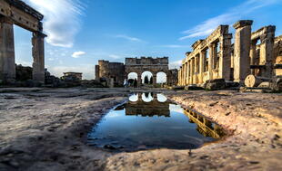 Ruinen Hierapolis Pamukkale