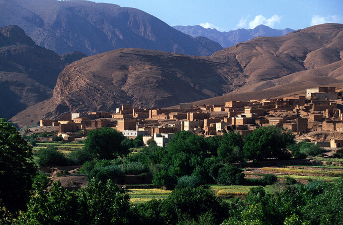 Tal an der Strasse der Kasbah