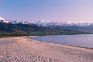 Issykkul See in Kirgisistan 