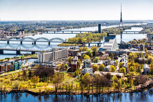 Panorama von Riga