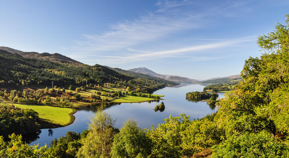 Queen's View Aussichtspunkt in Pitlochry Schottland