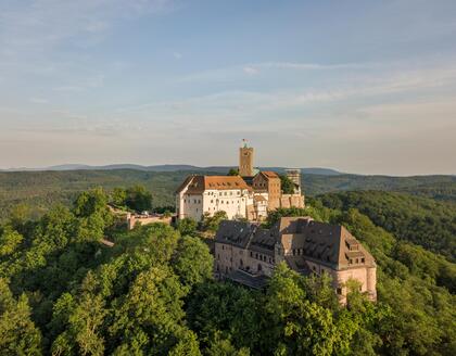 Wartburg aus der Luft