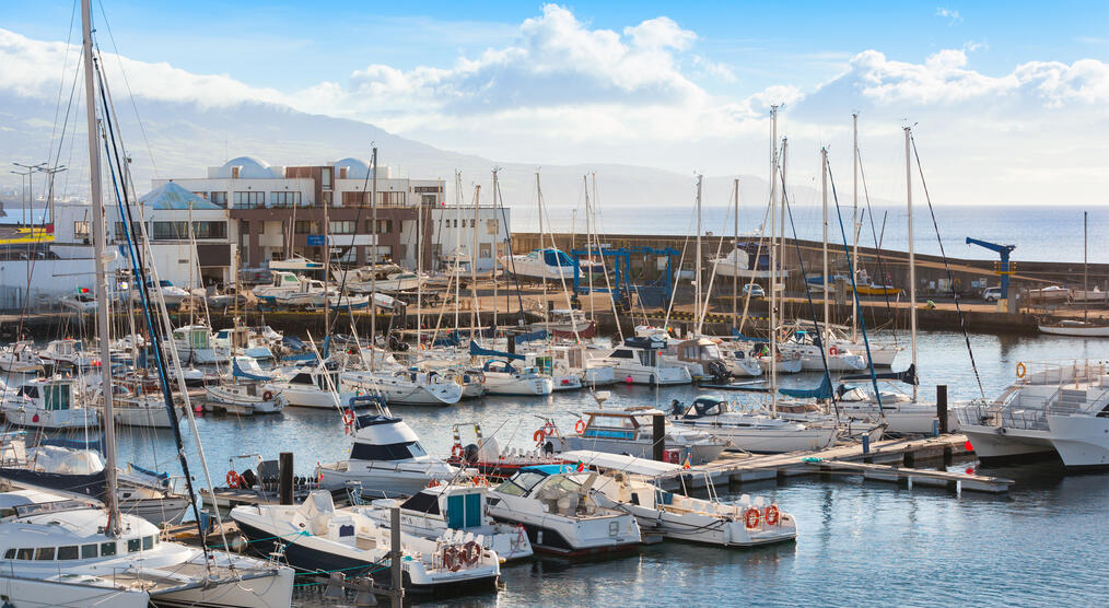 Yachthafen in Ponta Delgada