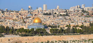 Blick vom Ölberg auf Jerusalem