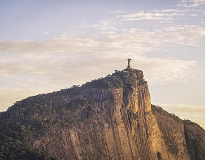 Cristo Redentor bei Sonnenuntergang