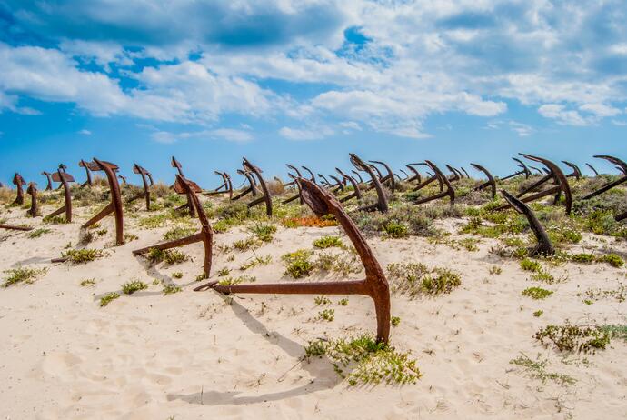 Barril Strand - Anker Friedhof