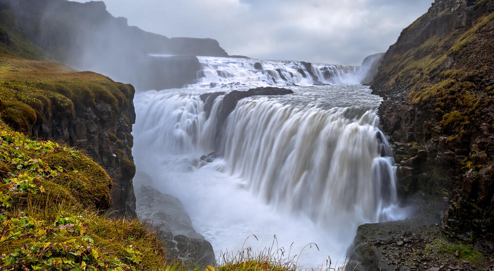 Blick auf den Gullfoss