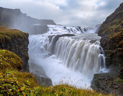 Blick auf den Gullfoss