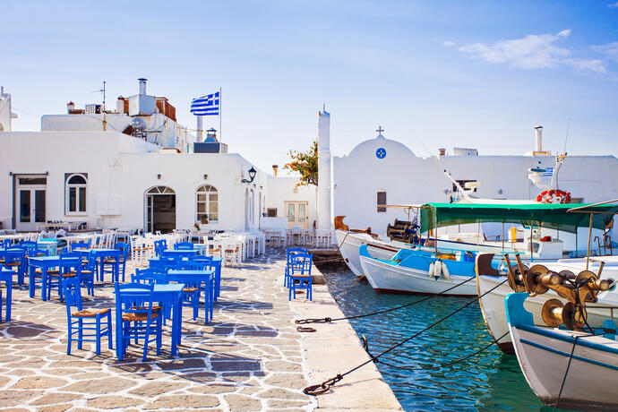 Städtchen Naoussa auf Paros