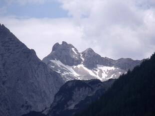 Ausblick; Leutascher Dreitorspitze 