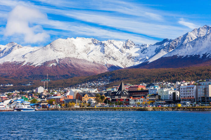 Hauptstadt Feuerlands Ushuaia