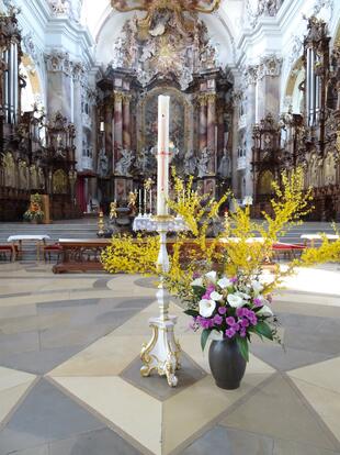 Die Basilika des Klosters Ottobeuren 