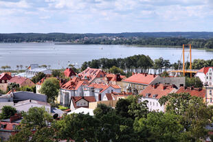 die malerische Stadt Lötzen