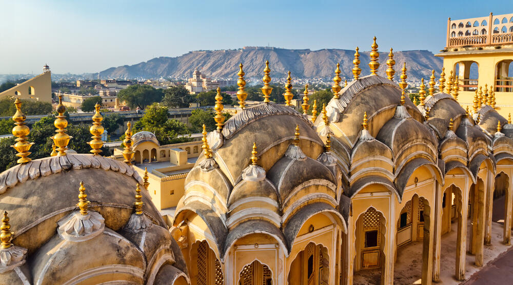 Blick auf Jaipur