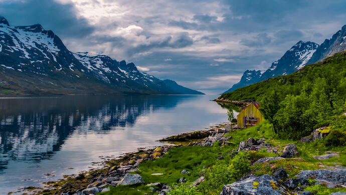 Panorama um Tromsø