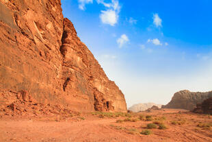 Steinformation in Wadi Rum