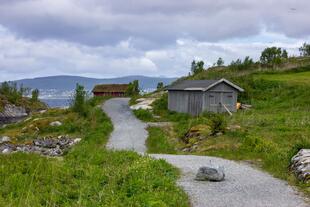 Hütte nahe des Gezeitenstroms Saltstraumen