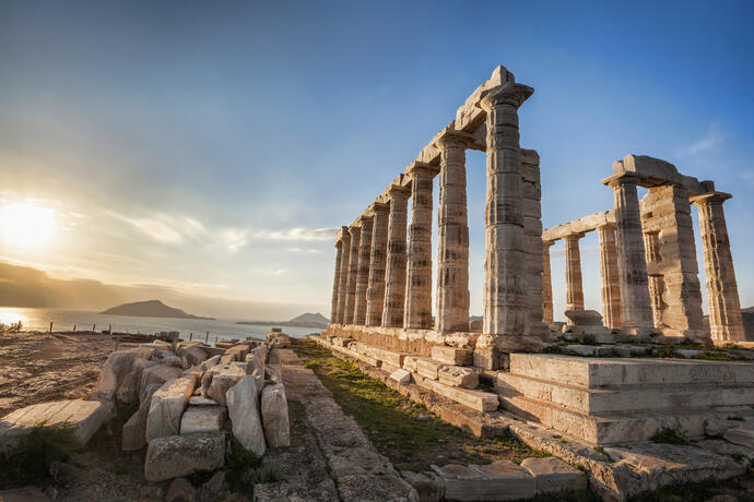 Poseidon-Tempel am Kap Sounion